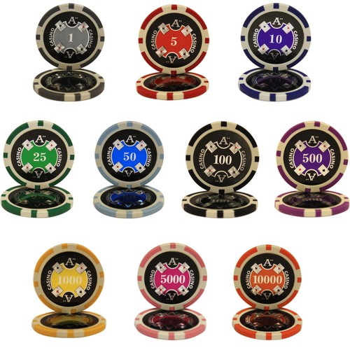 Ace casino poker chips set - casino,