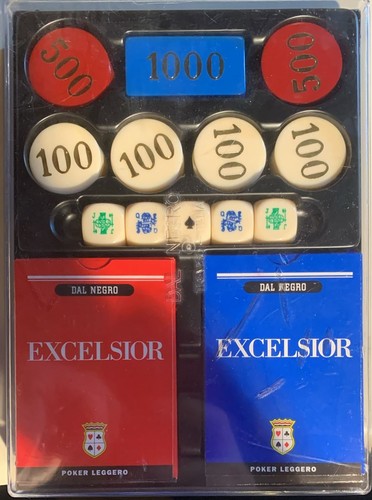 Dal negro poker set - negro,