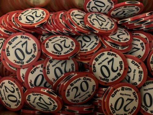 100 pezzi fiches poker