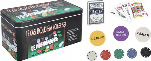 Set poker con 200 fiches - set,