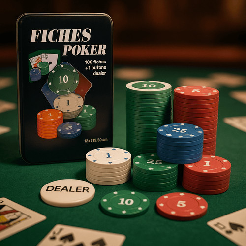 Set 100 fiches poker - 100,