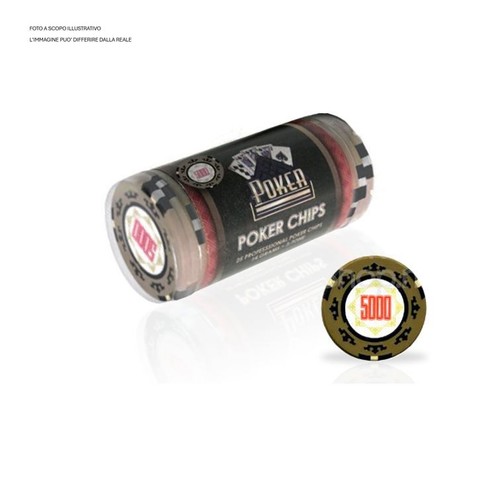 Fiches poker 5000 oro 14g - fiches,