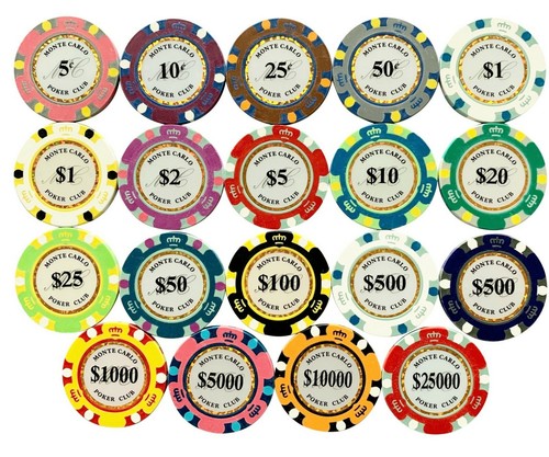 Nuove 500 fiches poker - nuove, da