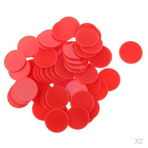 100x plastica fiches poker - fiches,