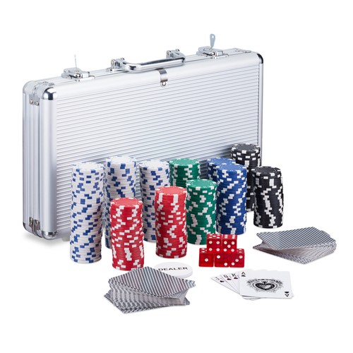 Valigietta poker set kit - set,