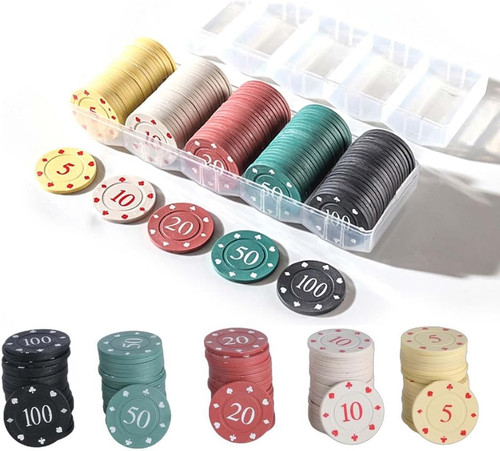 Fiches poker 100 pezzi - fiches,